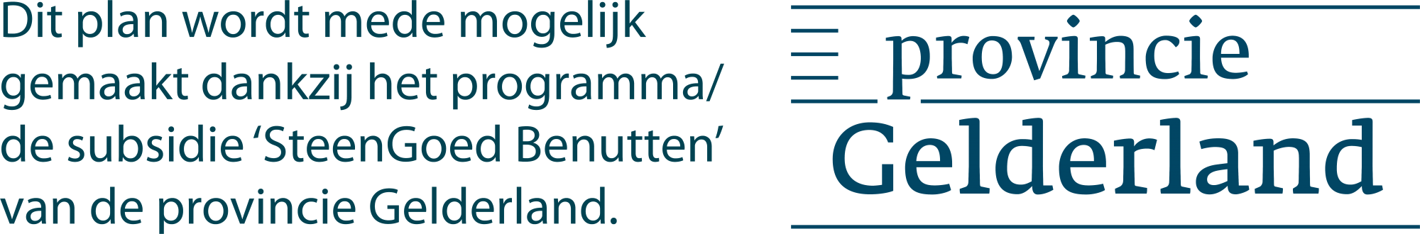 Sticker provincie Gelderland
